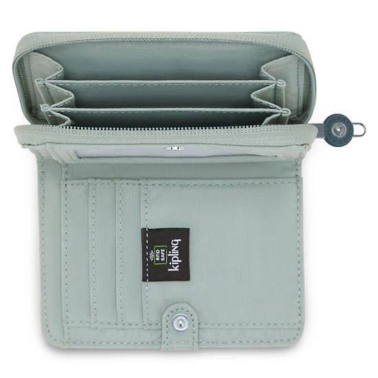 Portefeuilles Kipling Money Love Classiche Small Wallet Vert Olive | FR 1013NW